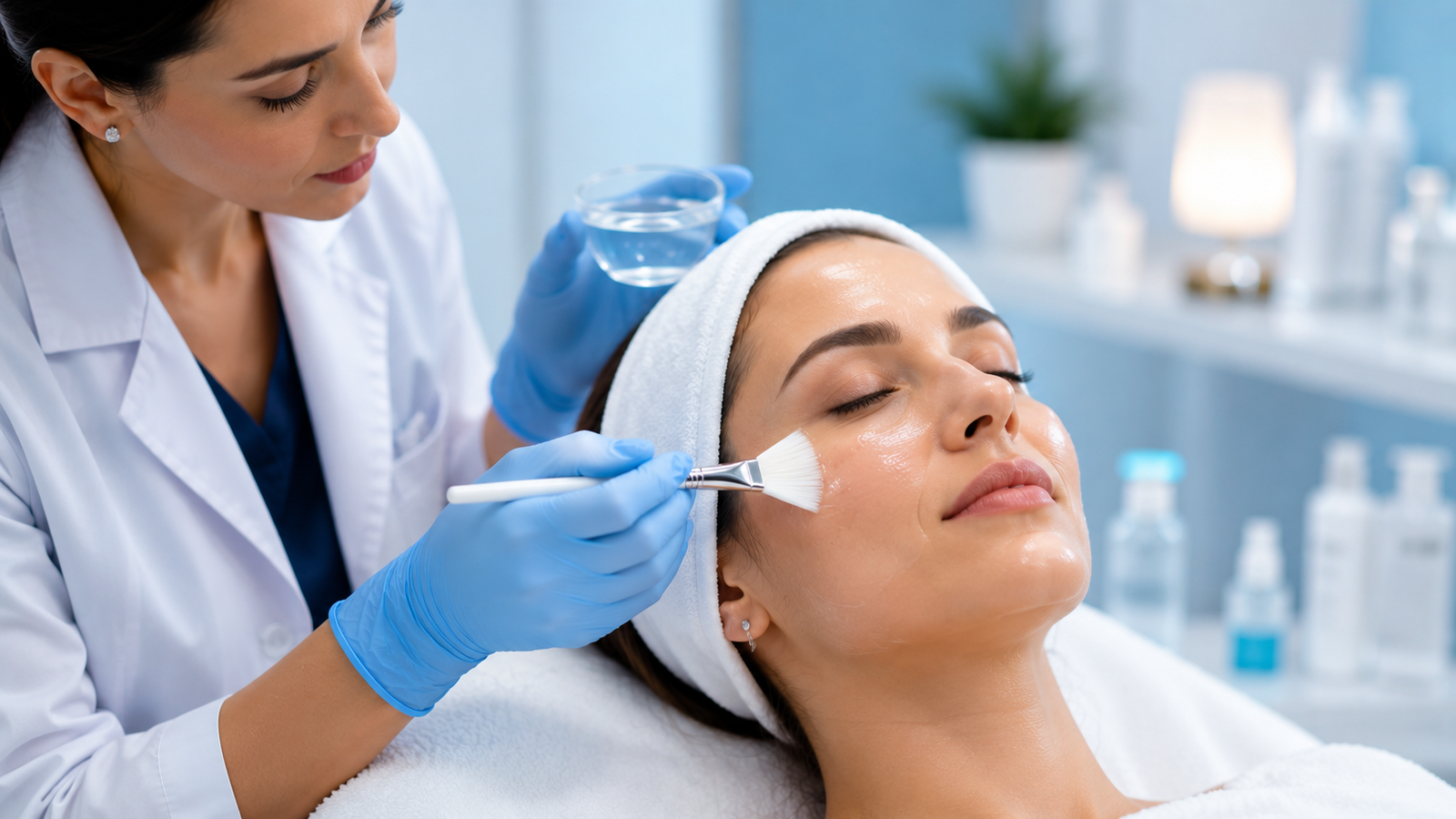Peeling médical du visage